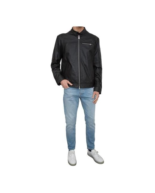 Peuterey Black Light Jackets for men