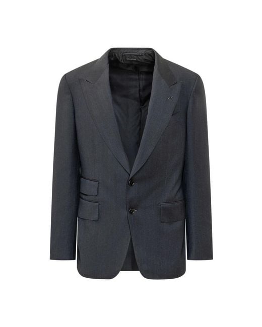 Single Breasted Suits Tom Ford de hombre de color Blue