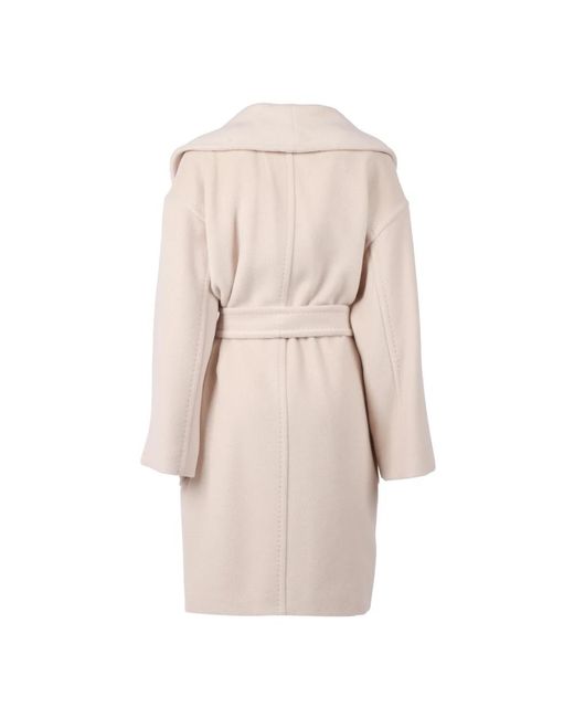 Max Mara Natural Belted Coats