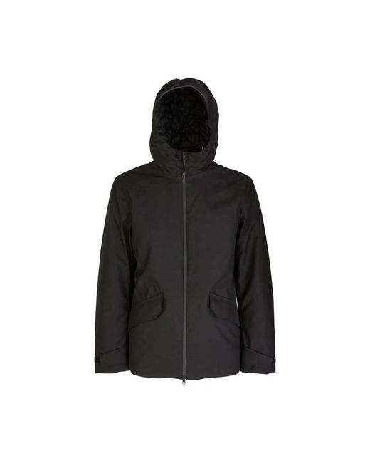 Winter Jackets Geox de hombre de color Black