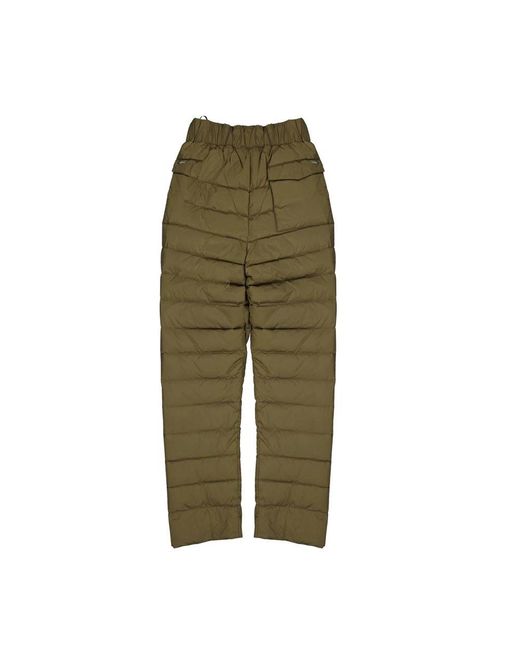 Herno Broeken ,Groen ,Leer Tweekleurige Polyamide Broek in het Green voor heren
