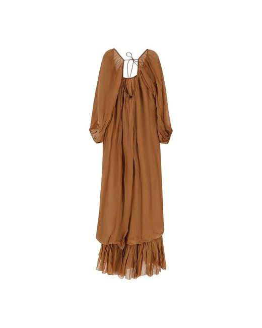 Mes Demoiselles Brown Midi Dresses