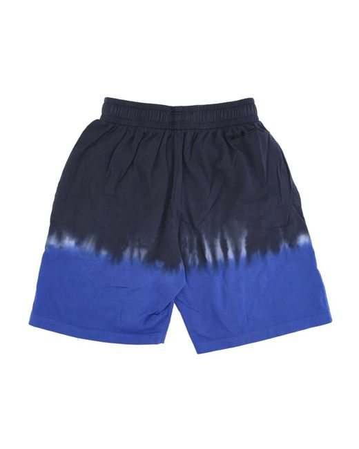 Mitchell & Ness Fitness ,Veelkleurig ,Katoen Nba Tie Dye Orlando Magic Shorts in het Blue voor heren