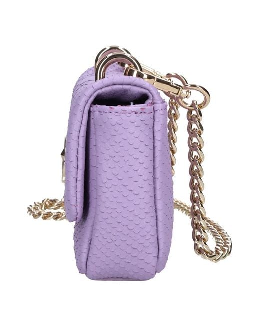La Carrie Purple Shoulder Bags