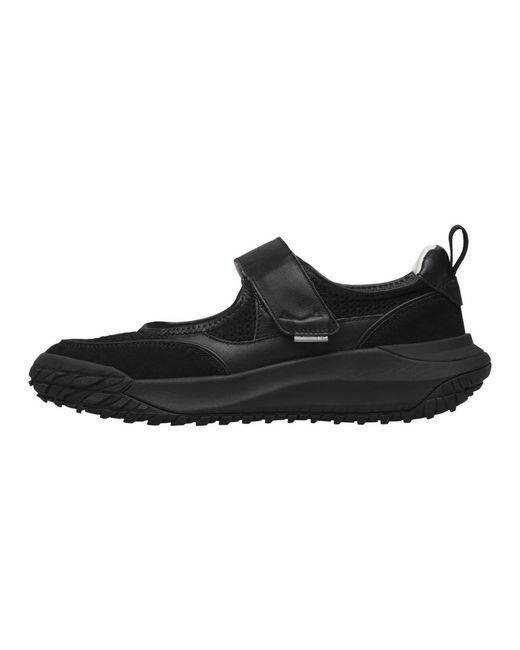 Voile Blanche Black Ballerina Shoes