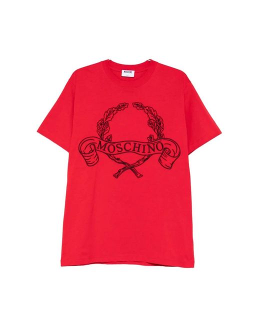 Moschino T-Shirts in het Red voor heren