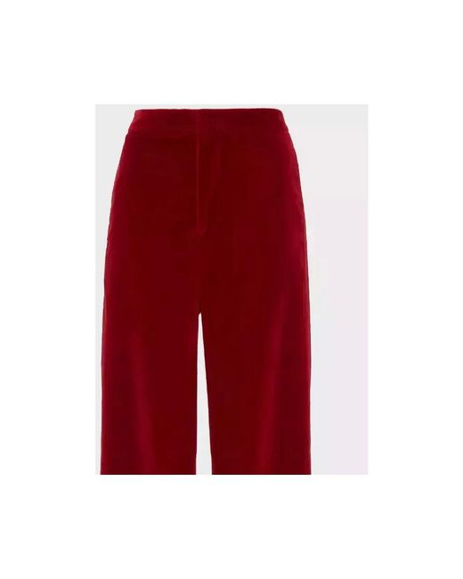 J.W. Anderson Red Straight Trousers
