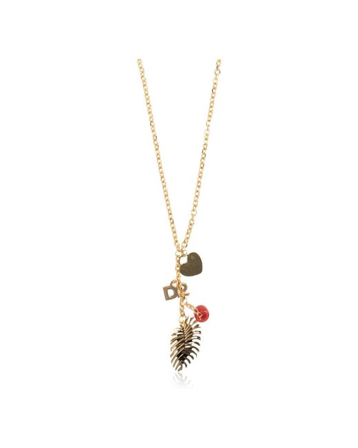 DSquared² Metallic Charm-Halskette