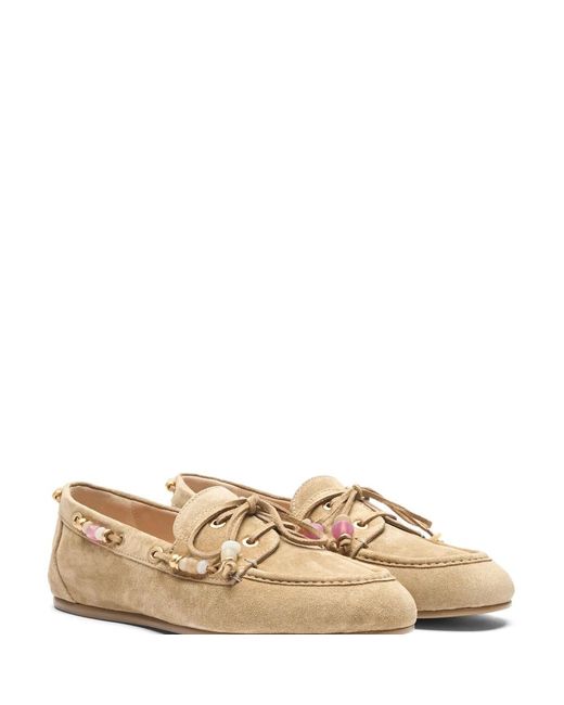 Stuart Weitzman Natural Boat Shoes