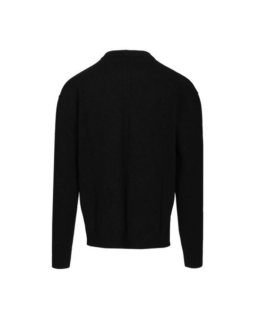 Rick Owens Black Cashmere Knitwear for men