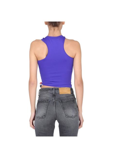 Off-White c/o Virgil Abloh Blue Sleeveless Tops