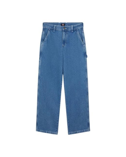 Dickies Blue Wide Jeans