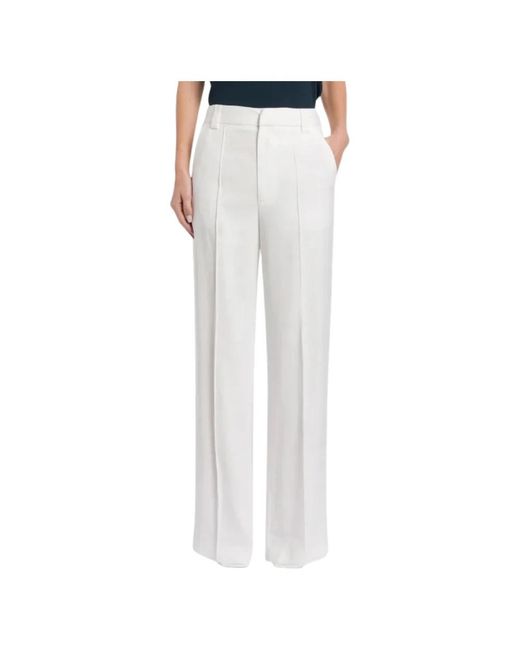 Dondup White Wide Trousers