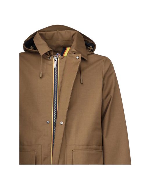 K-Way R wollmantel in Brown für Herren