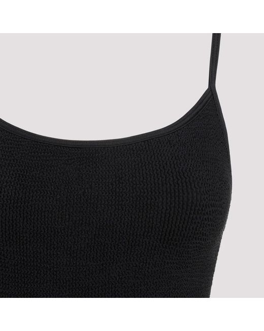 Hunza G Black One-piece