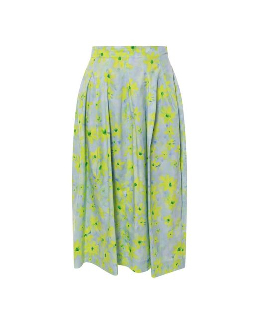 Marni Green Midi Skirts