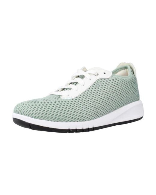 Geox White Stylische -sneakers,stilvolle aerantis sneakers
