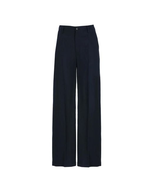 Woolrich Blue Wide Trousers