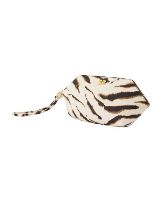 Ganni Metallic Toilet Bags
