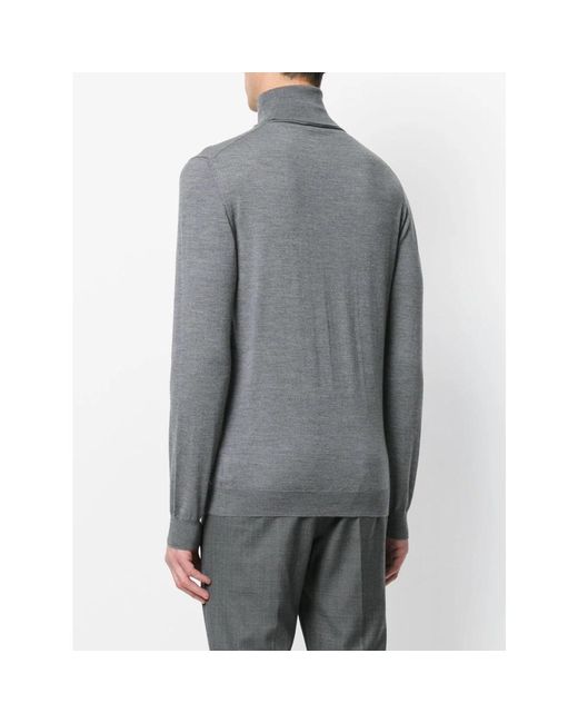 Knitwear > turtlenecks Zanone pour homme en coloris Gray