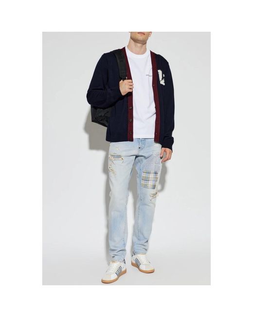 Cardigans DSquared² de hombre de color Blue