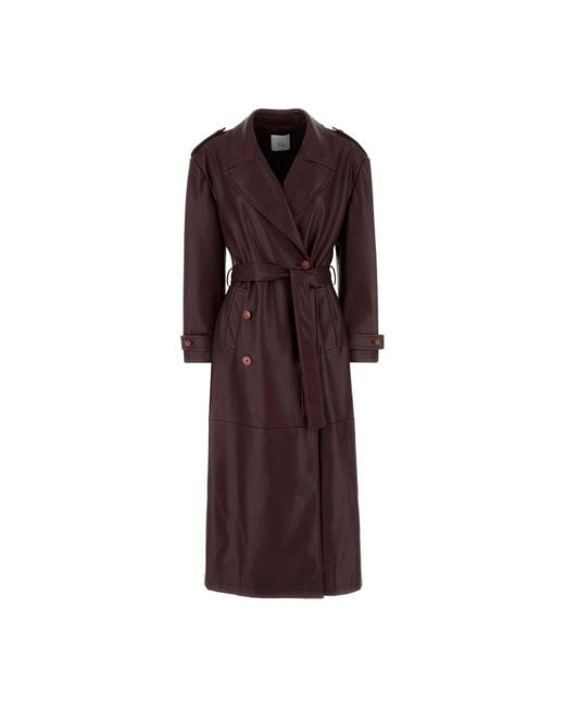 LE SULLY STUDIO Purple Trench Coats