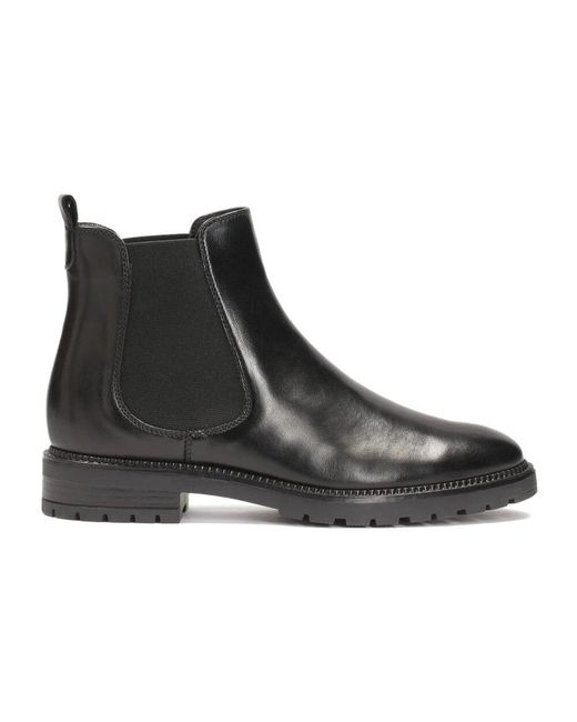 Kazar Black Niedrige Chelsea-Stiefel Aus Vollleder