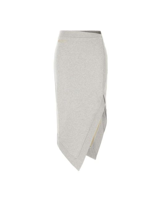 The Attico Midi Skirts in het Gray