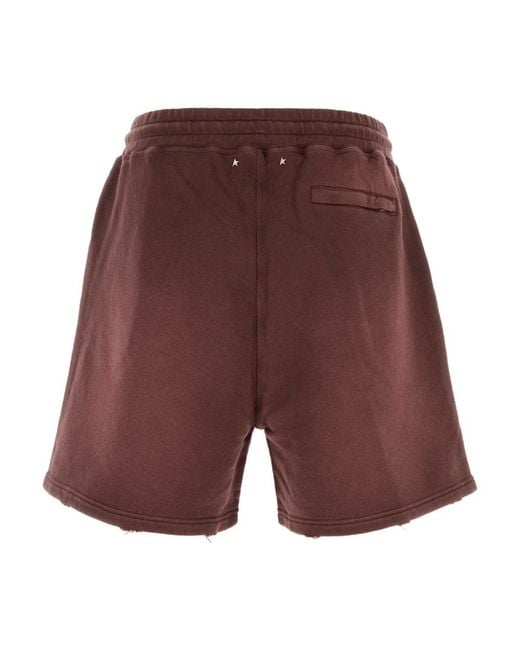 Golden Goose Deluxe Brand Purple Casual Shorts for men