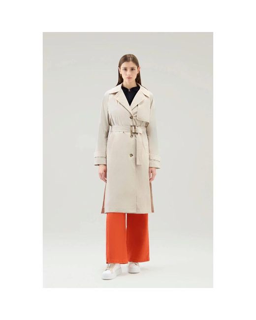 Woolrich Gray Trench Coats