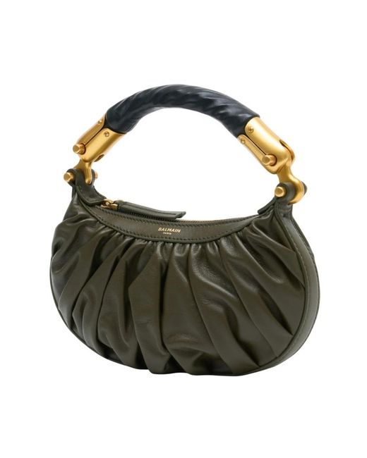 Balmain Green Handbags