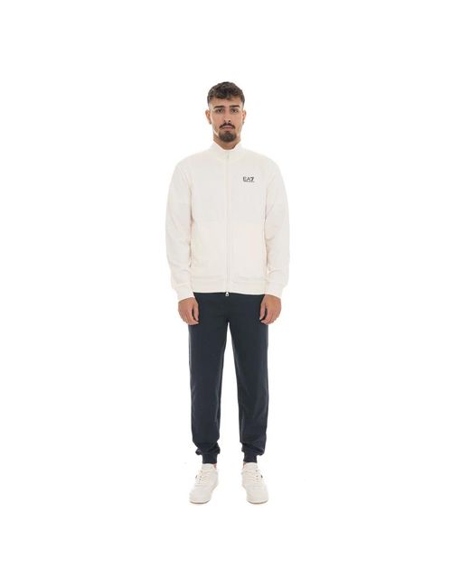 EA7 Sweat Trainingspak in het White voor heren