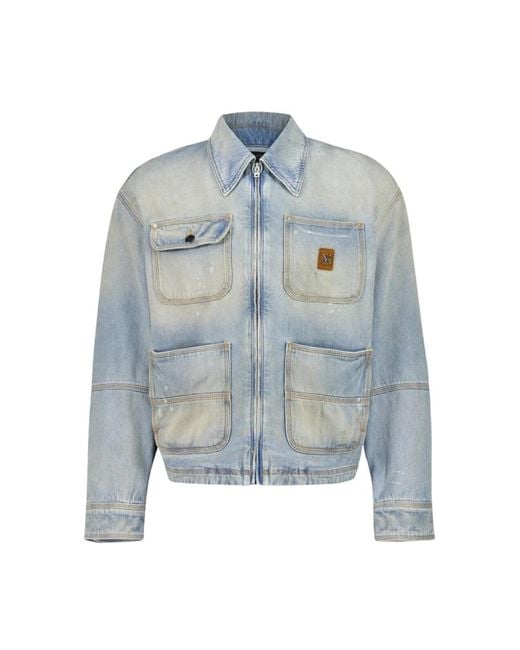 Amiri Jassen ,Blauw ,Denim Denim Werkjas in het Blue voor heren