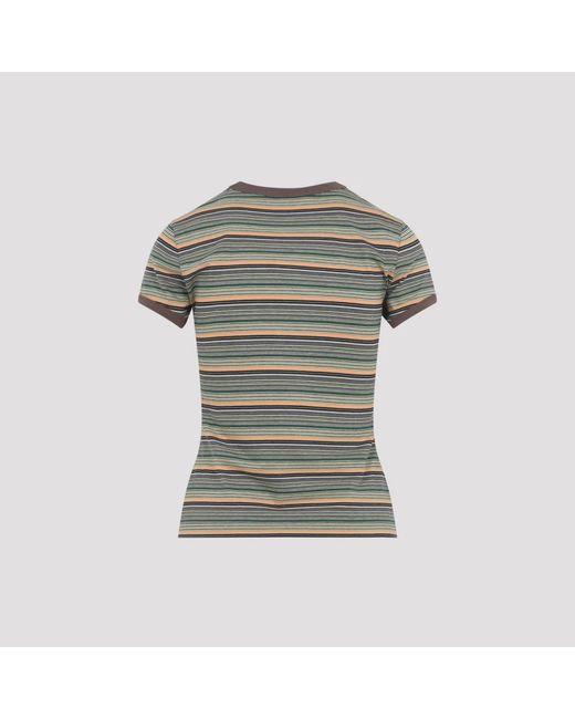 Marni Fitted Katoenen T-Shirt in het Gray