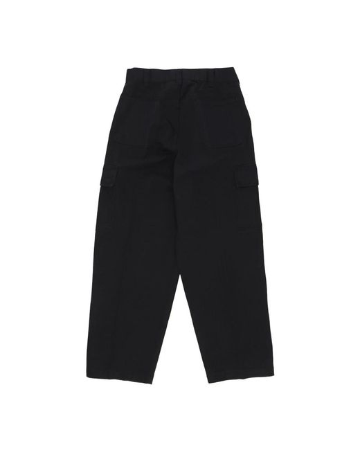 Obey Black Straight Trousers for men