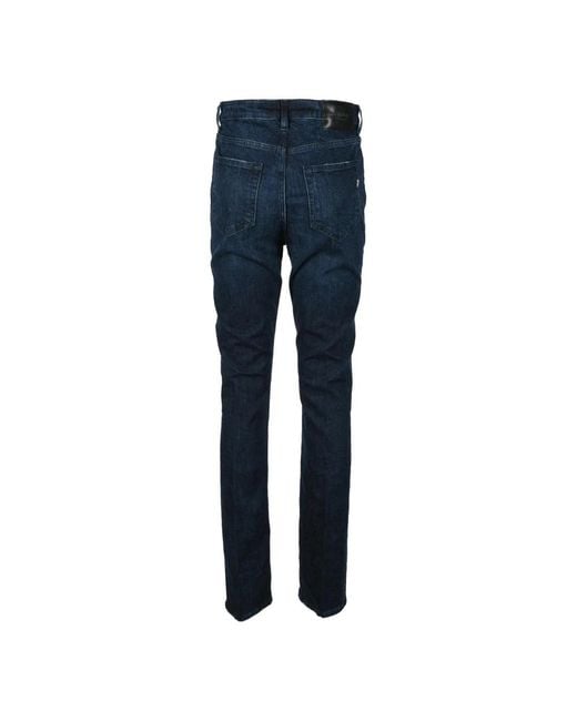 Dondup Jeans ,Blauw ,Katoen Slim-Fit Jeans in het Blue
