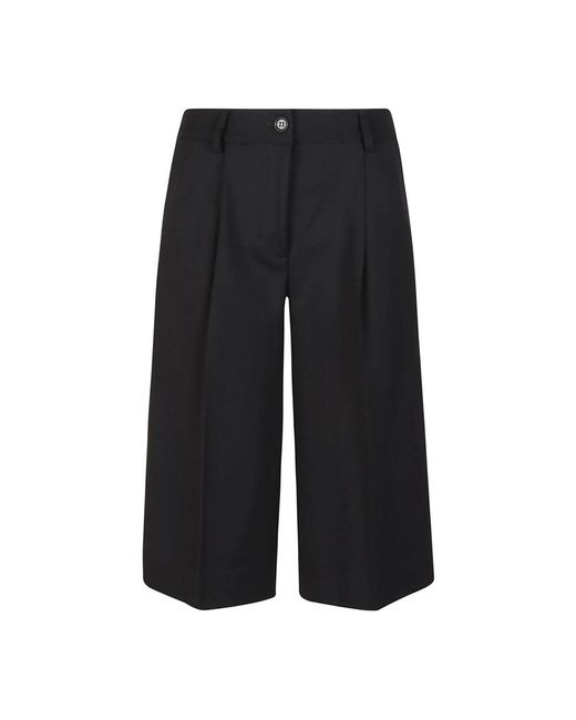 P.A.R.O.S.H. Stretch Wool Pantalone in het Black