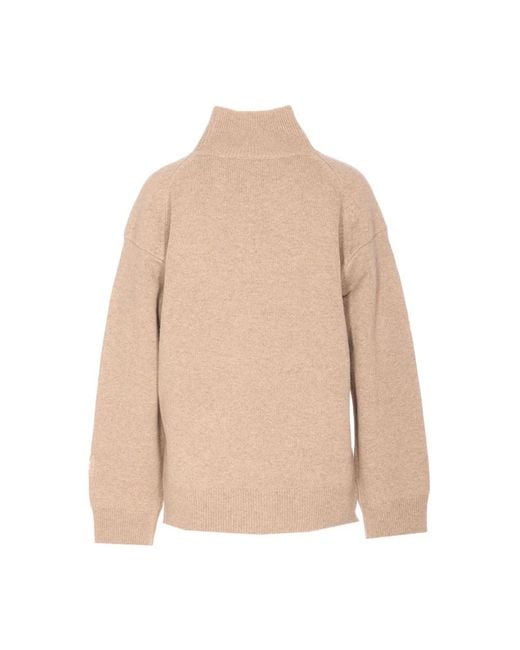 Turtlenecks Tory Burch de color Natural