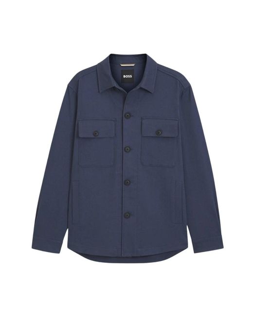 Boss Blue Light Jackets for men