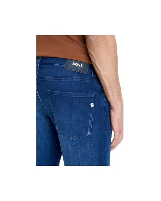 HUGO Blue Slim-Fit Jeans for men