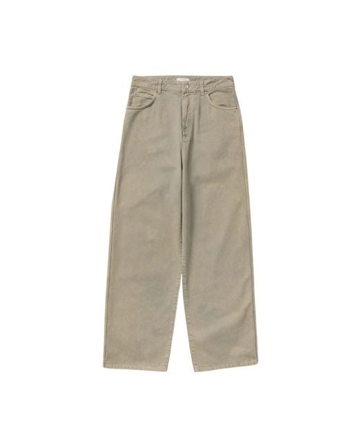 1989 STUDIO Gray Wide Trousers for men