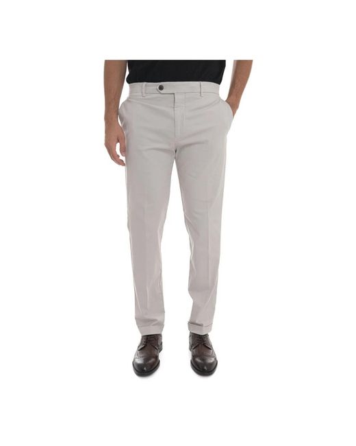 BERWICK  1707 Yretrogd Chino in het Gray voor heren