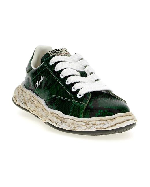 Maison Mihara Yasuhiro Green Sneakers for men