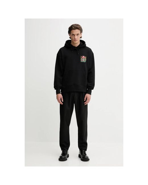 MSGM Hooded Sweatshirt in het Black voor heren