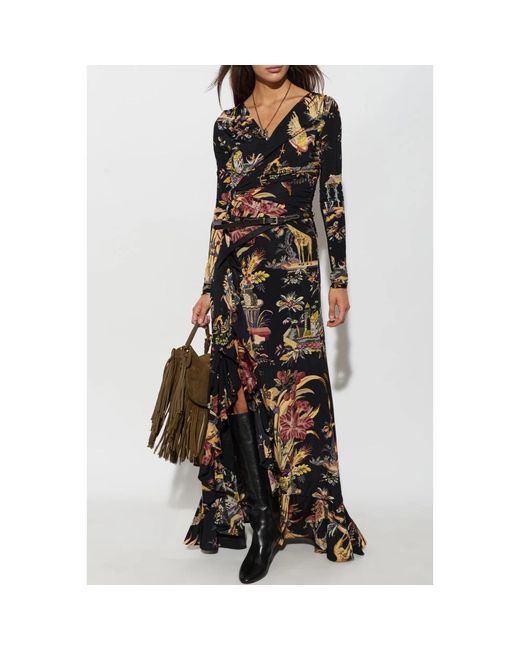 Etro Black Maxi Dresses
