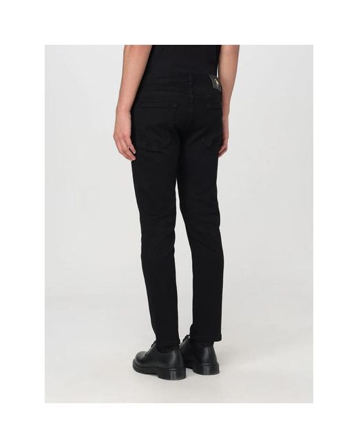 Slim-Fit Jeans di Versace Jeans Couture in Black da Uomo