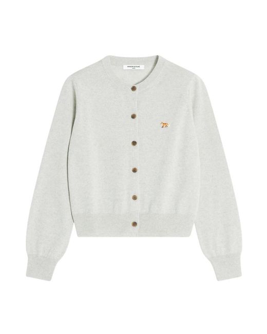 Cardigans Maison Kitsuné en coloris White