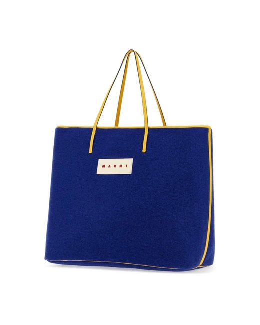 Marni Blue Shopping Bags