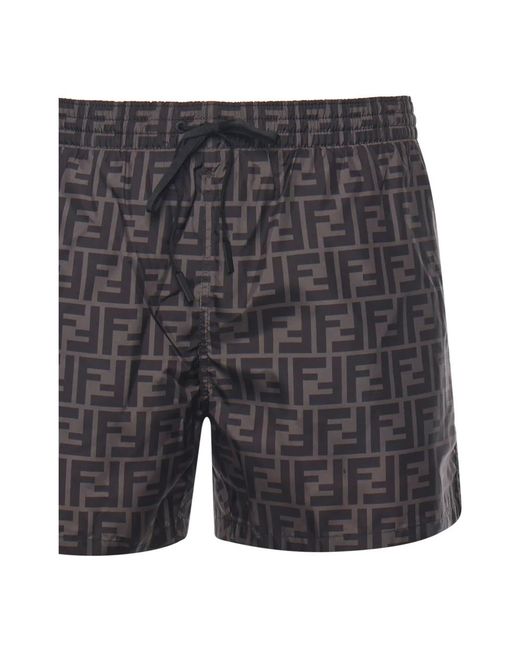 Fendi Gray Beachwear for men