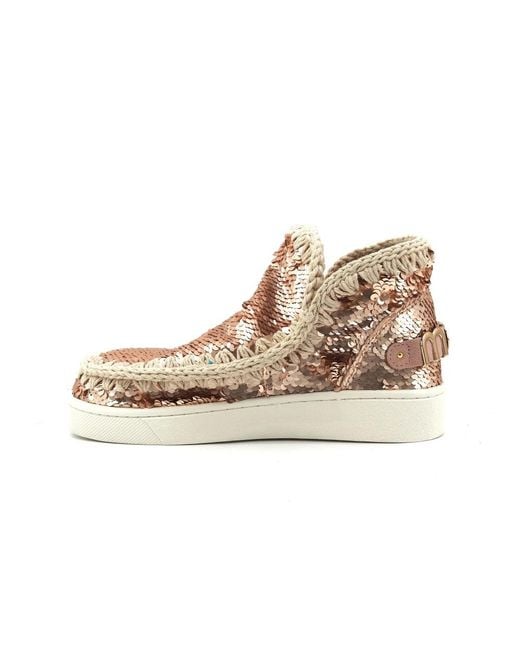 Mou Natural Winter Boots